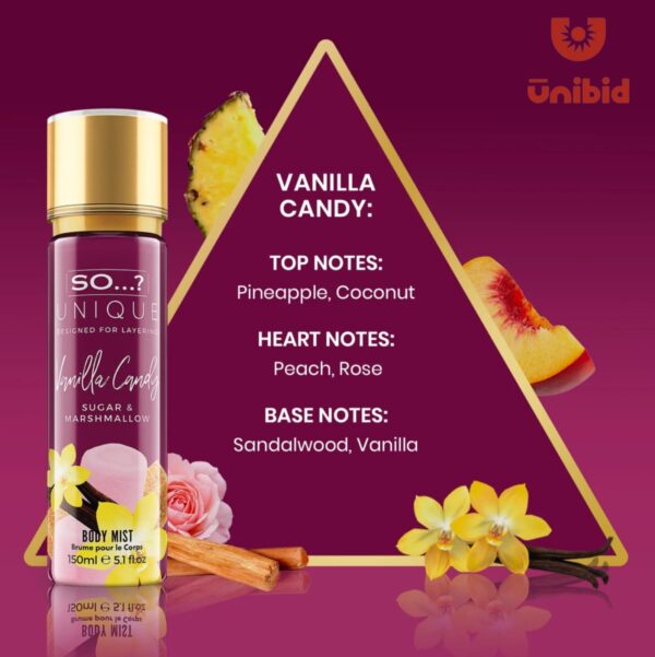 ⁦SO…? Unique Vanilla Candy Body Mist⁩ - الصورة ⁦4⁩