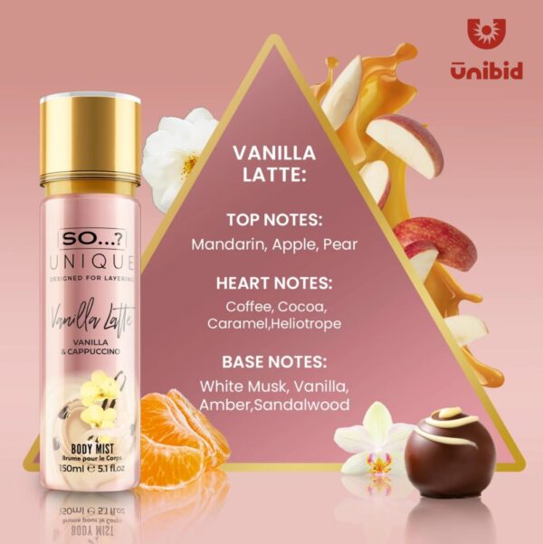 ⁦SO...? Unique Vanilla Latte Body Mist⁩ - الصورة ⁦3⁩