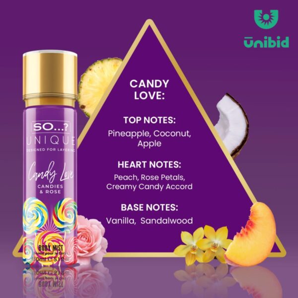 ⁦Body mist من so برائحة الكاندي 125 مل⁩ - الصورة ⁦2⁩